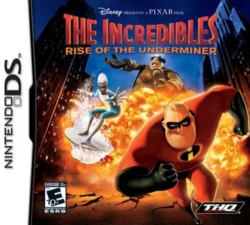 Incredibles, The - Rise of the Underminer (USA) box cover front